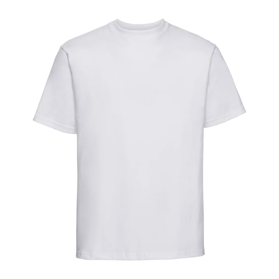 Russell Mens Classic Combed Cotton Heavyweight T-Shirt (White) - Image 1