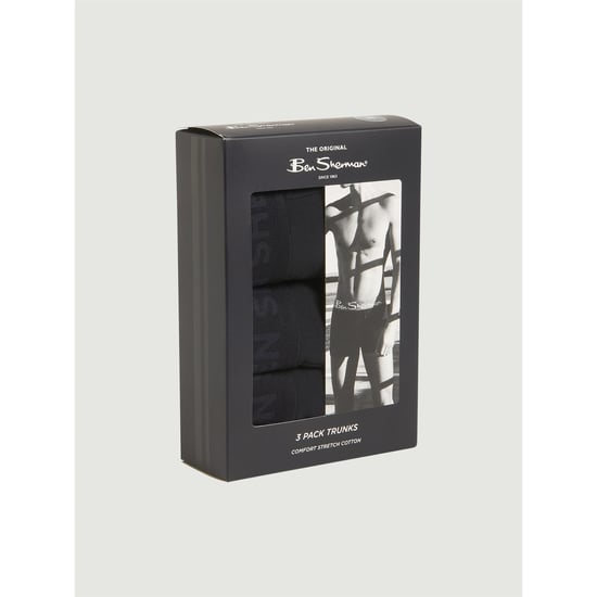 Ben Sherman Heren Tonale Boxershorts (3-Pack) (Zwart) - Image 3