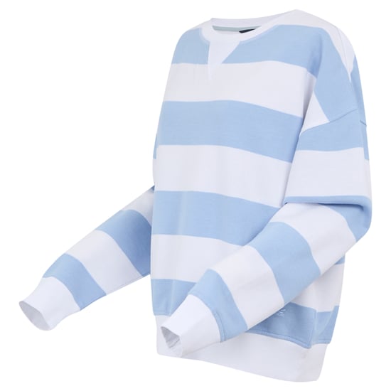 Regatta Dames/Dames Avika II Stripe Crew Neck Trui (Chambray Blauw/Wit) - Image 3