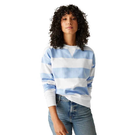 Regatta Dames/Dames Avika II Stripe Crew Neck Trui (Chambray Blauw/Wit) - Image 4
