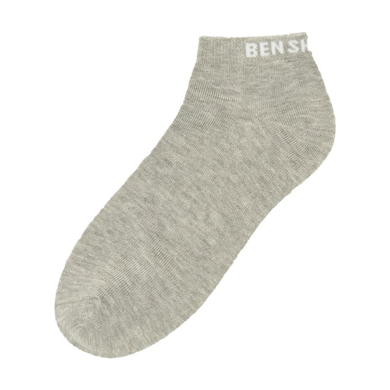 Ben Sherman Unisex Trainingssokken voor volwassenen (pak van 3) (Zwart/Wit/Grijs) - Image 2