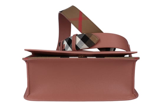Burberry Mackford Note Bag Dark Rosewood - Pink - Image 4