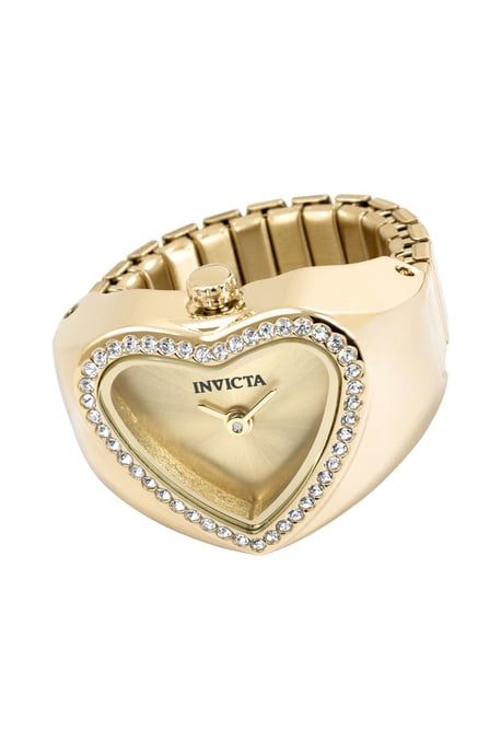 Invicta Mini 49574 Dames Horloge - Quartz Uurwerk - Roestvrij Staal met gouden Wijzerplaat - 18mm - Image 2