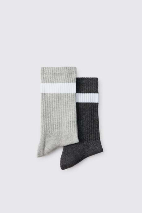 2 Pack Marl Socks - Image 2