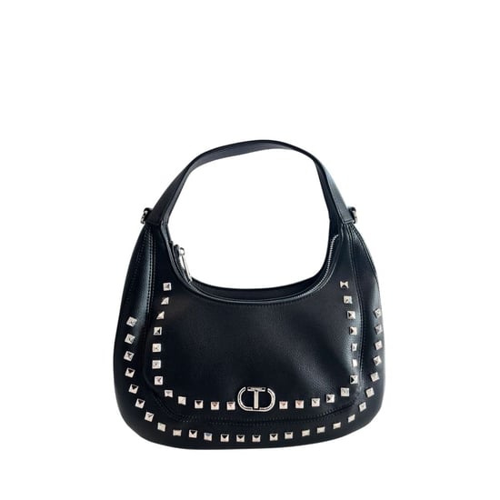 Twinset Zwarte PU Dames Schoudertas - Image 1