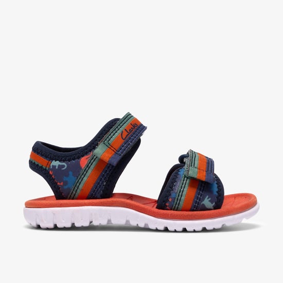Surfing Tide T Navy Print Sandals - Image 1