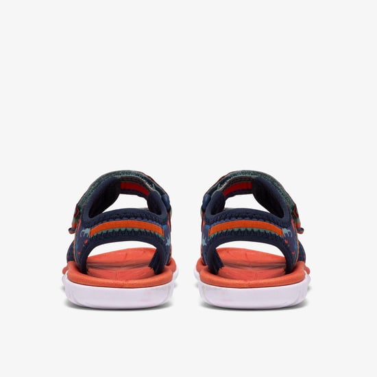 Surfing Tide T Navy Print Sandals - Image 3