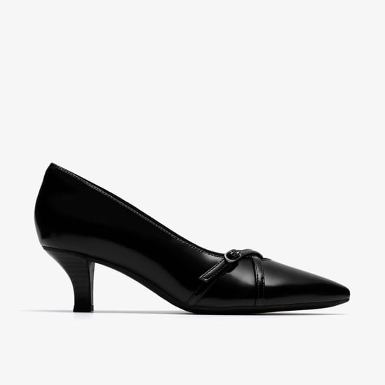 Kepley Star Black Leather Shoes - Image 1