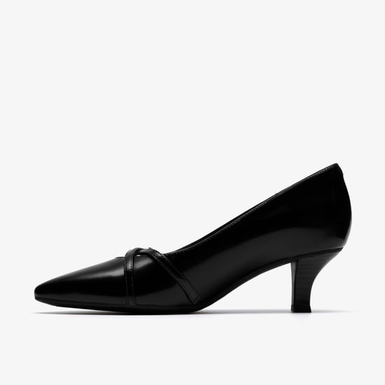 Kepley Star Black Leather Shoes - Image 2