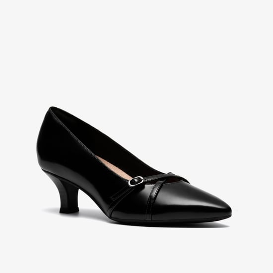 Kepley Star Black Leather Shoes - Image 4