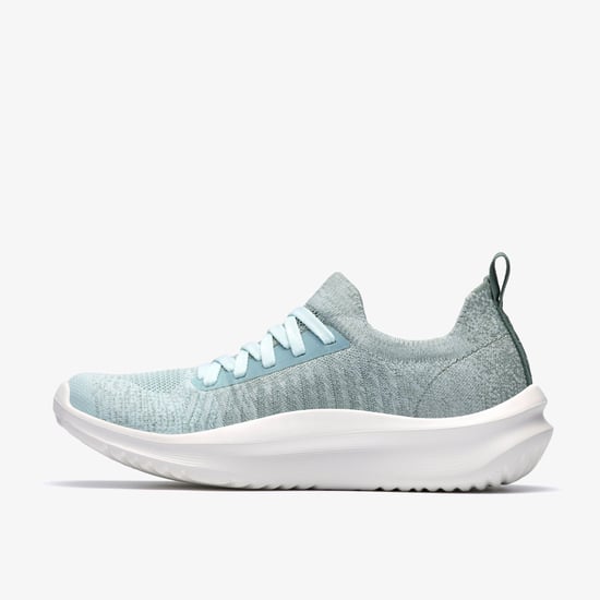 Solevana Lace Seafoam Green Trainers - Image 3