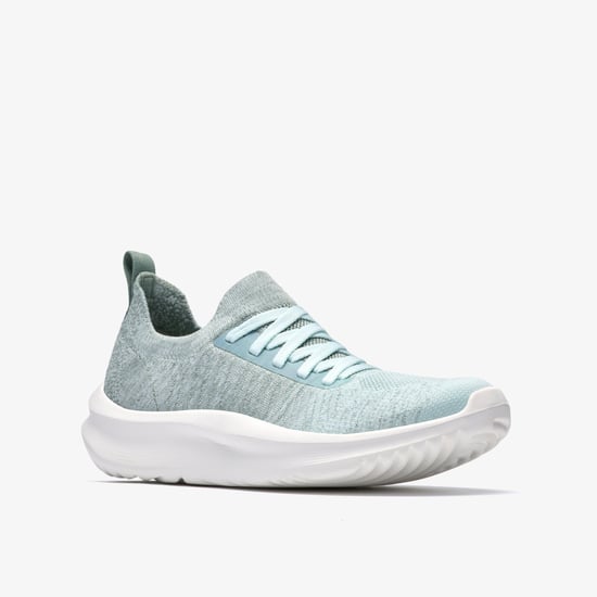 Solevana Lace Seafoam Green Trainers - Image 5