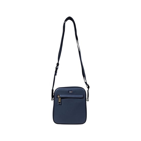 Hugo Boss Blue Gerecycled Polyurethaan Schoudertas - Image 1