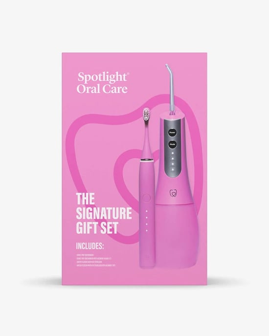 Spotlight Oral Care Signature Gift Set Sonic Pro & Uv Water Flosser - Pink - Image 3