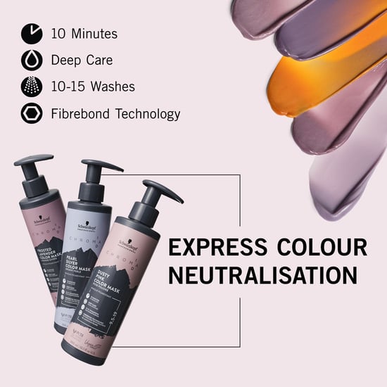 Schwarzkopf Chroma Id Colour Mask 300ml-pearl Silver - Image 6