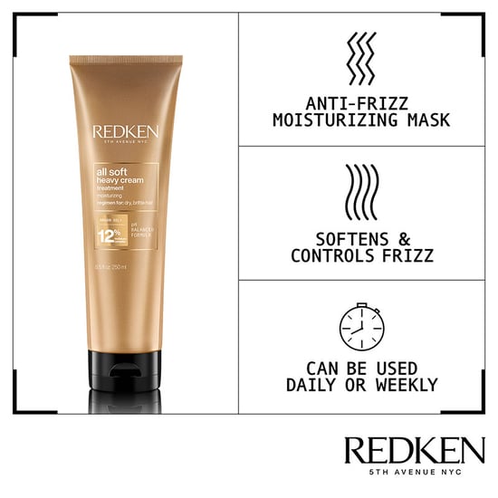 Redken All Soft Heavy Cream 250ml Double - Image 5