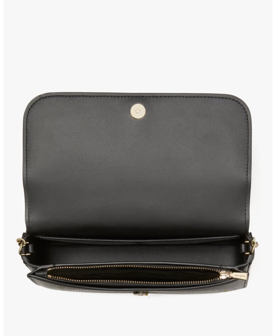 Ava Pebbled Leather Flap Chain Wallet - Image 4