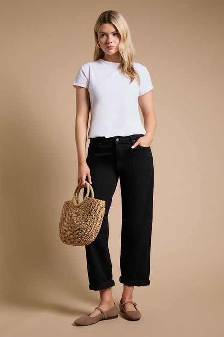 Boyfriends Ankle Grazer Fold Up Jeans - Image 4