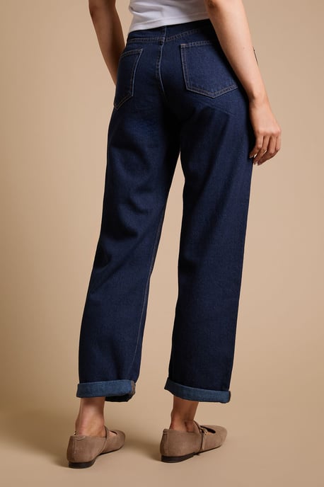 Boyfriends Ankle Grazer Fold Up Jeans - Image 3