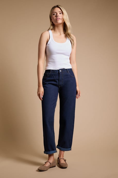 Boyfriends Ankle Grazer Fold Up Jeans - Image 4