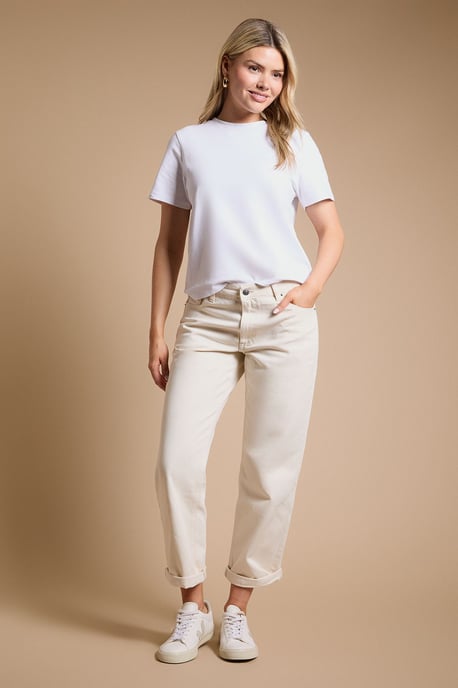 Boyfriends Ankle Grazer Fold Up Jeans - Image 4