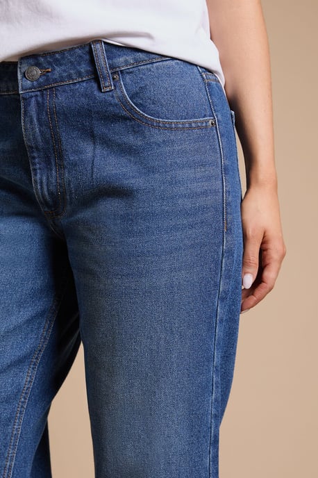 Boyfriends Ankle Grazer Fold Up Jeans - Image 2