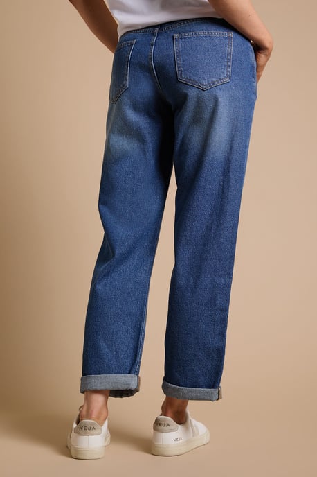 Boyfriends Ankle Grazer Fold Up Jeans - Image 3