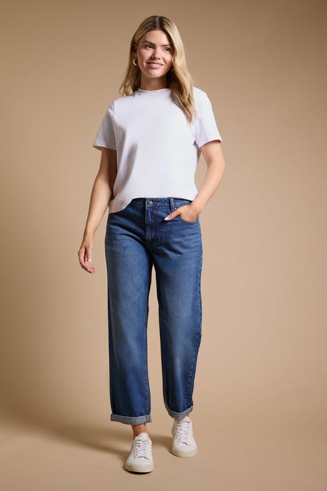Boyfriends Ankle Grazer Fold Up Jeans - Image 4