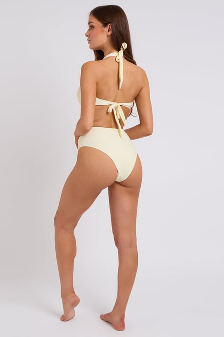 Lemon Soft Triangle O Ring Bikini Top - Image 4