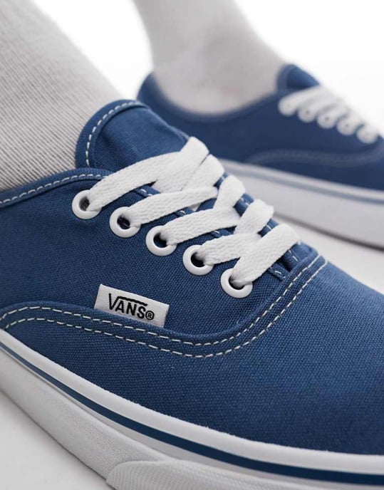 Vans autentiska sneakers i blått och vitt - Image 4