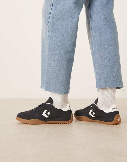 Converse Run Star-sneakers i svart - Image 3