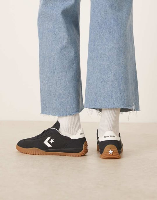 Converse Run Star-sneakers i svart - Image 4