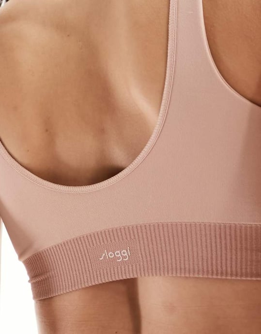 Sloggi Ever Infused crop top-set i mauve - Image 3