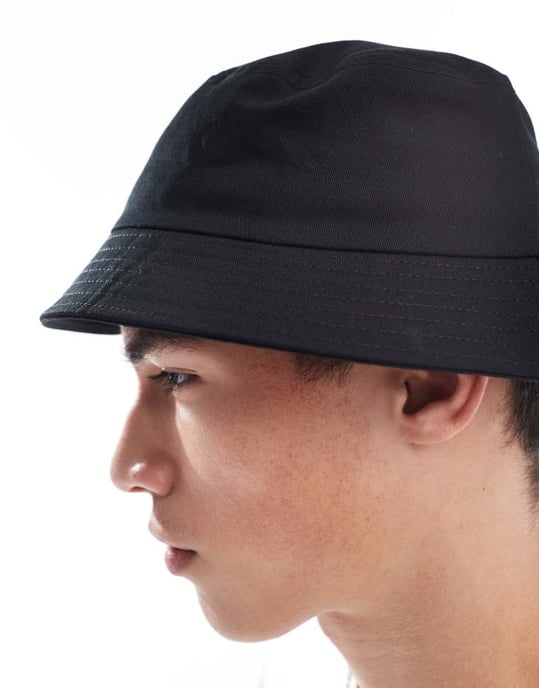 ASOS DESIGN buckethatt i svart - Image 2