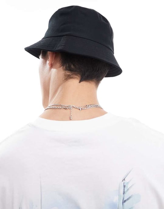 ASOS DESIGN buckethatt i svart - Image 3