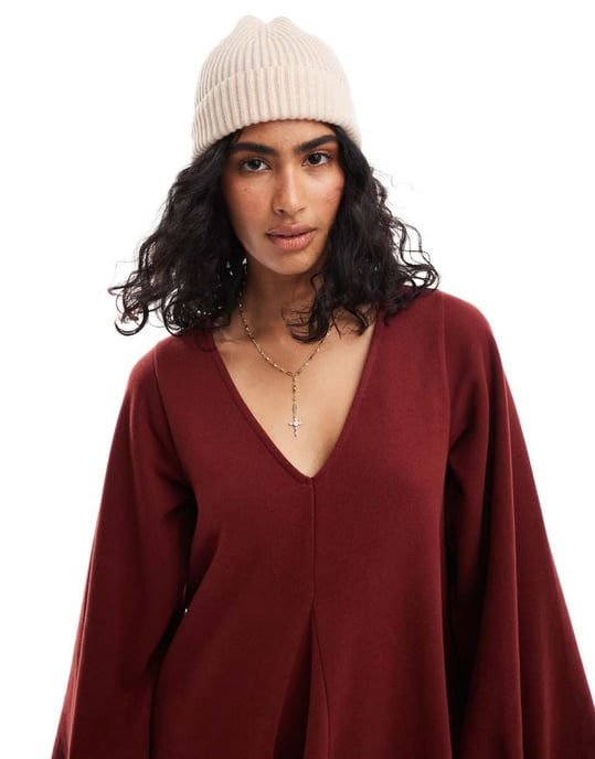 ASOS DESIGN fiskarbasker i krämfärg - Image 3
