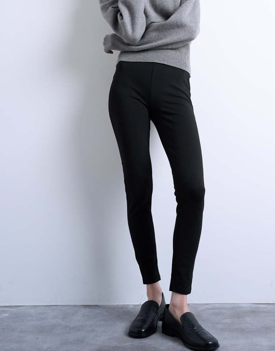 Topshop helsides tunga leggings i svart - Image 4