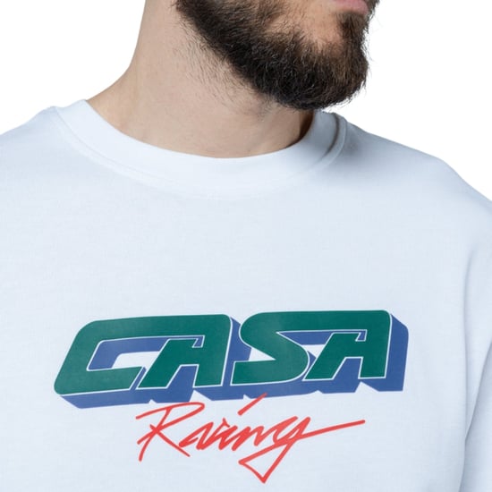 Casablanca 3d Printed Oversized Tee Casa Racing White T-shirt - Image 4