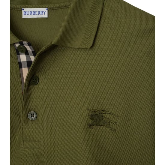 Burberry Eddie Ekd Olivgrön Pikétröja - Image 3