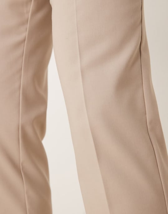 ASOS DESIGN tapered kostymbyxor i sten - Image 4