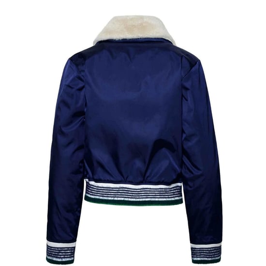 Casablanca Nylon Bomber Navy Blue Jackets - Image 2