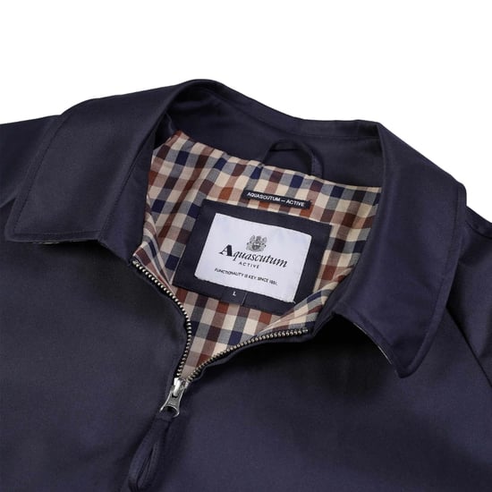 Aquascutum Active Archival Mid Navy Blue Jacket - Image 3