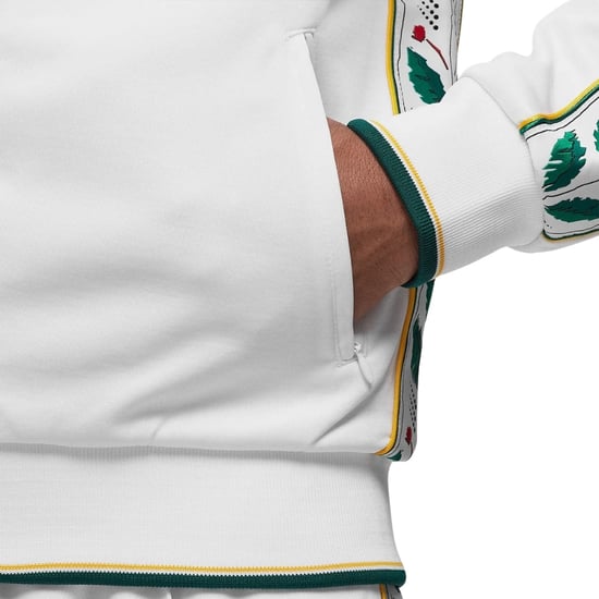 Casablanca Seasonal Laurel Track Top White Jackets - Image 6