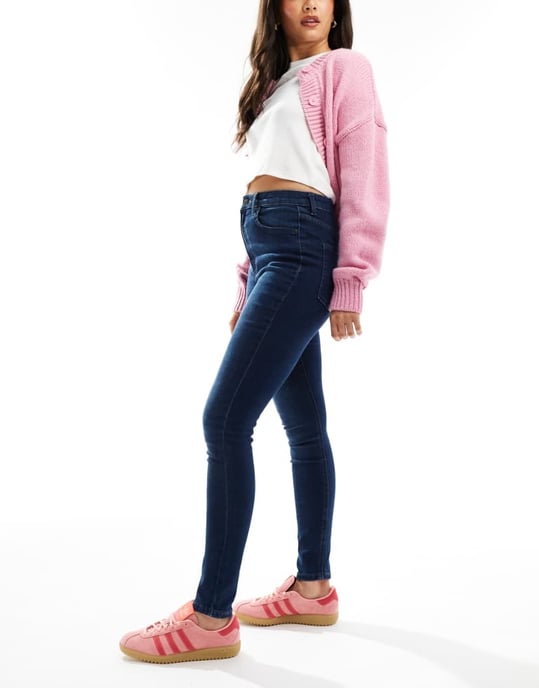 ASOS DESIGN ultimate skinny jeans i mörkblå - Image 3