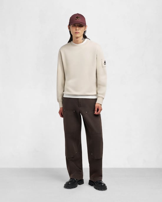 Hartsfield Crew Neck Sweater in Ivoor - Image 1