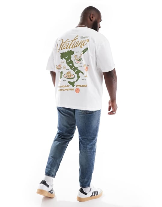 ASOS DESIGN tapered passform i mellanblå - Image 2