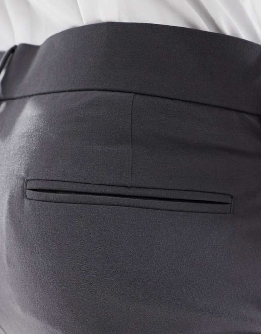 ASOS DESIGN super slim kostymbyxor i grått - Image 4