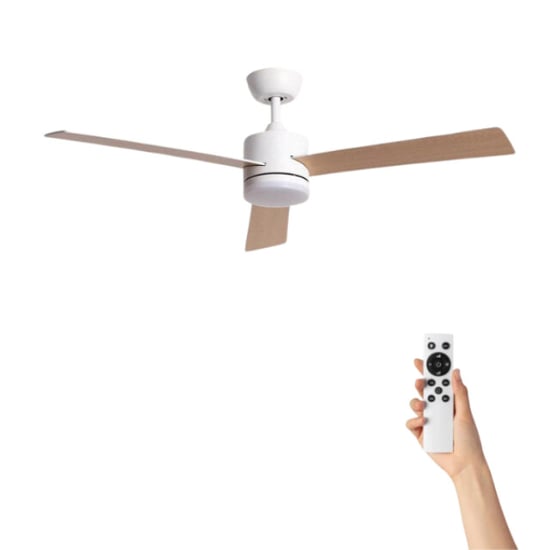 Cool Breeze Plafondventilator emil met verlichting Ø132cm 6 snelheden afstandsbediening - - Image 1