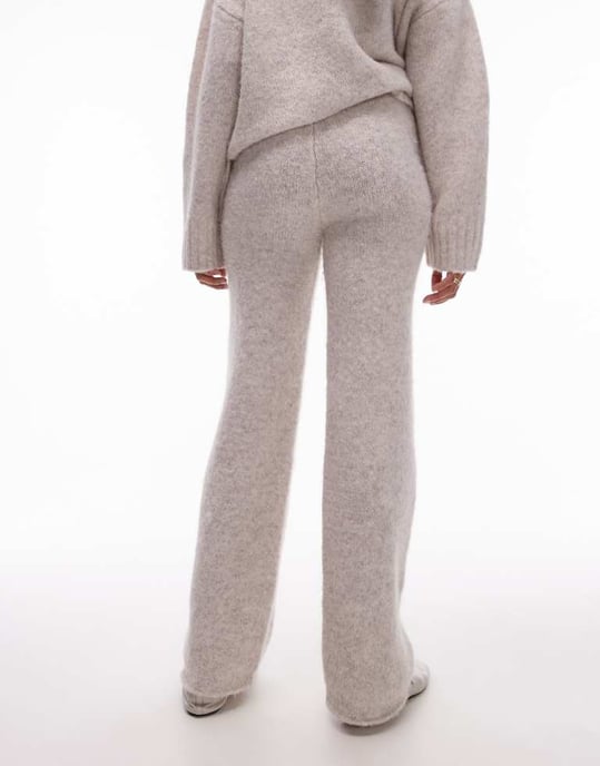 Topshop fluffiga byxor set i havre - Image 2