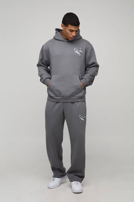 Oversized Graphic M Hooded Tracksuit - Image 1